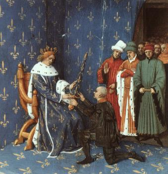 讓 富蓋 Bertrand with the Sword of the Constable of France 讓 富蓋 Bertrand with the Sword of the Constable of France